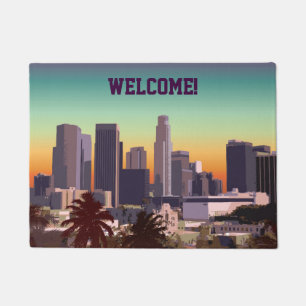 Tapete Centro L.A. - Ilustração customizável