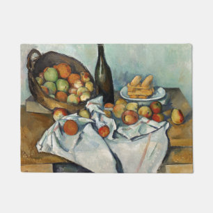 Tapete Cesta de Maçãs de Vida Continuas Cezanne Pintura
