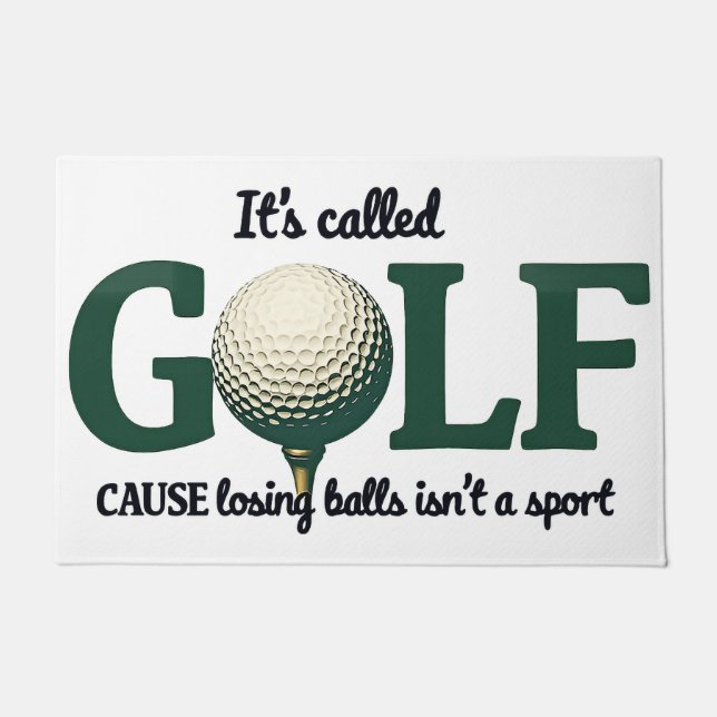 Tapete Chama-se Golf Funny Lá Fora (Frente)