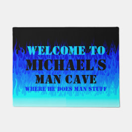 Tapete Chamas Azuis De Arco Quente - Caverna Do Homem