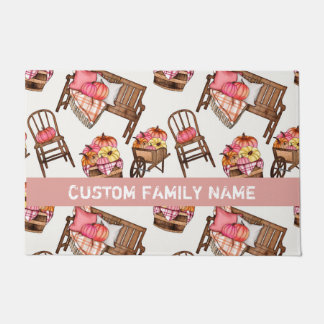 Tapete Chapéu de Abóbora Rosa de outono