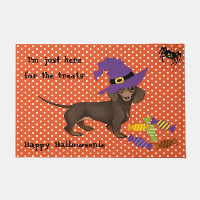 Tapete Chapéu de Dachshund Door (Frente)