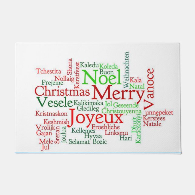 Tapete Chapéu de Natal, Feliz Natal (Frente)