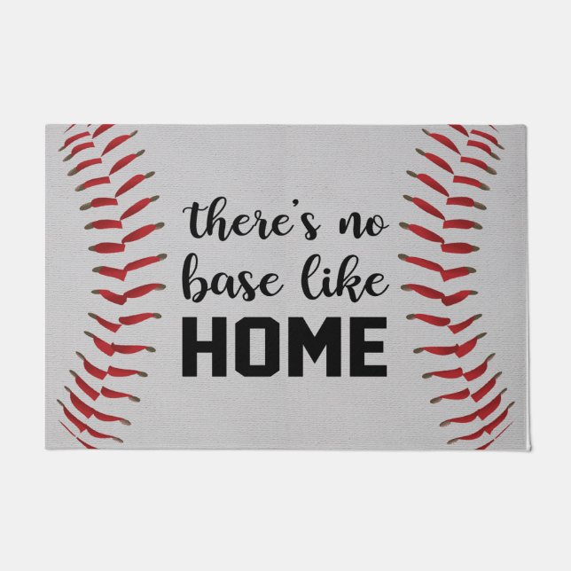 Tapete Chapéus de baseball, não há base como casa (Frente)