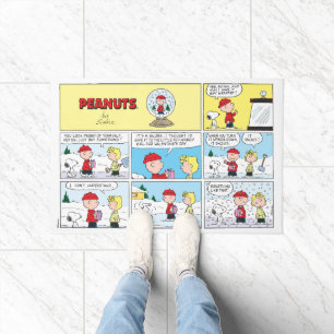 Tapete Charlie Brown Globo de Neve