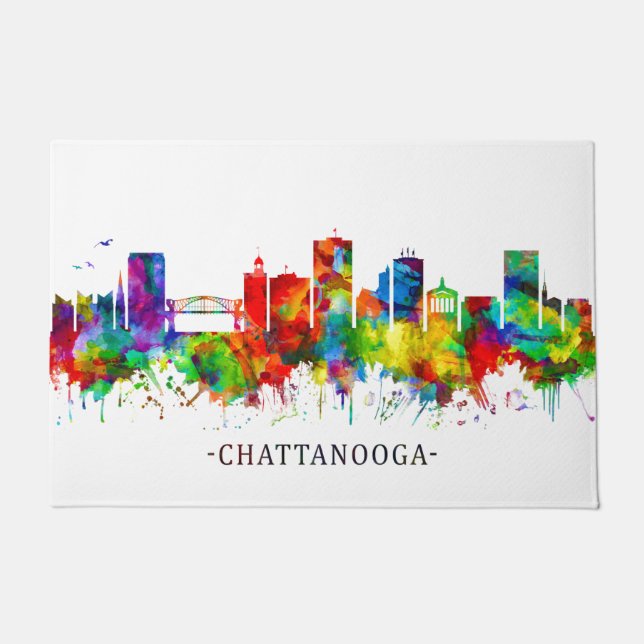 Tapete Chattanooga Tennessee Skyline (Frente)