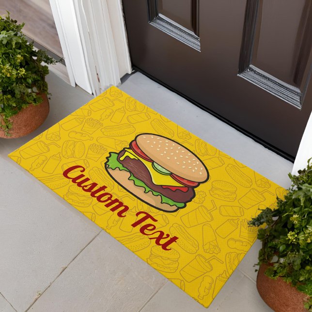 Tapete Cheeseburger Doormat (Criador carregado)