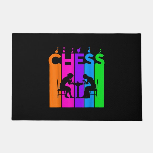Tapete Chess Bubble Hobby E O Esporte Dão Ideia (Frente)