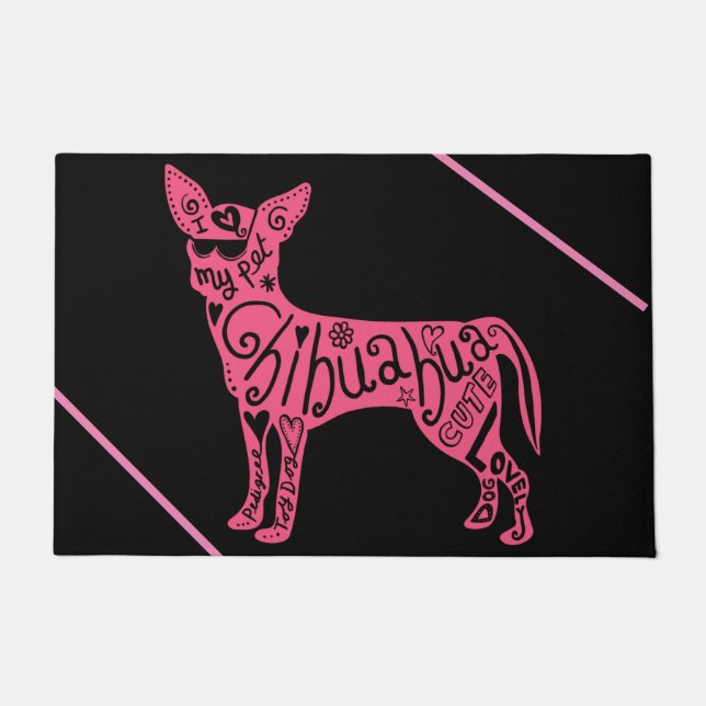 TAPETE "CHIHUAHUA" MAT DA PORTA! PORTA (Frente)