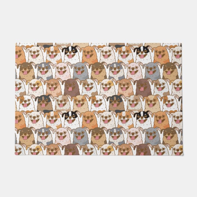 Tapete Chihuahua Pattern (Frente)