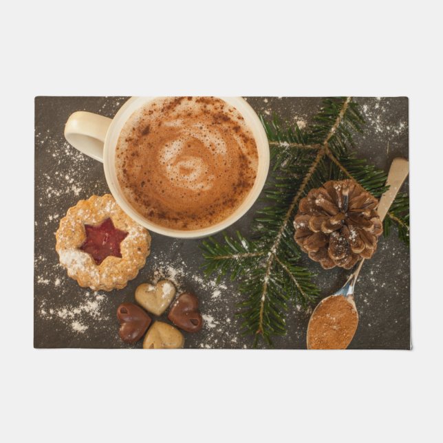Tapete Chocolate Quente de Natal (Frente)