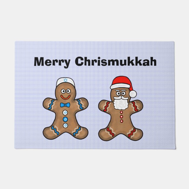 Tapete Chrismukkah Gingercake Men Door Mat (Frente)