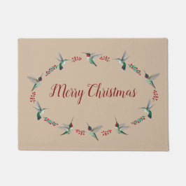 Tapete Christmas Ruby-throated Hummingbirds