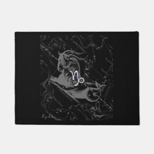 Tapete Chrome Capricorn Zodiac Símbolo de Hevélio