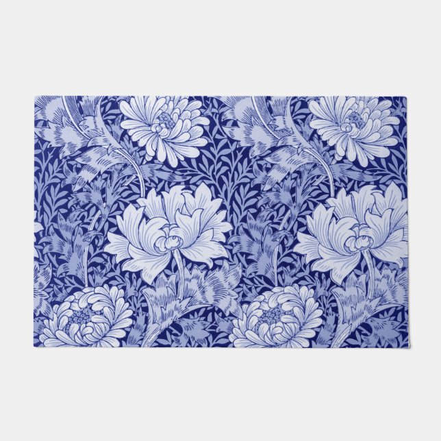 Tapete Chrysanthemum Blue, William Morris (Frente)
