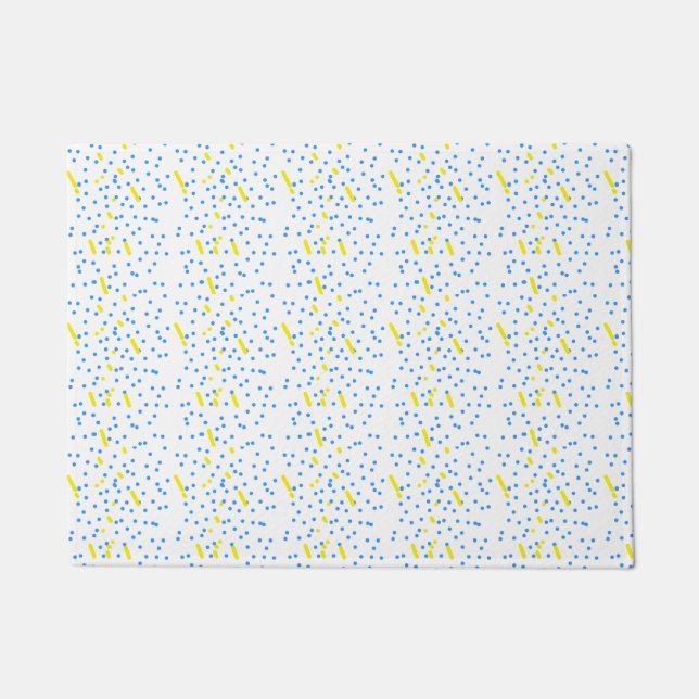 Tapete Chuva de Meteoros Blue Dots (Frente)