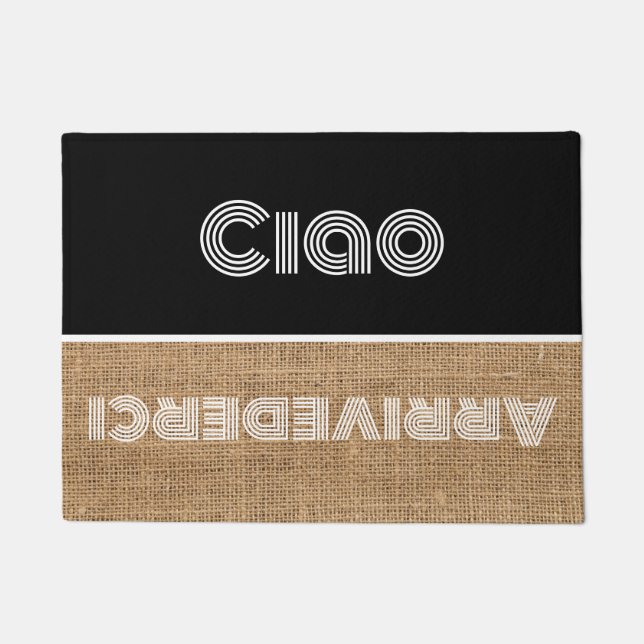Tapete Ciao - saudações em italiano no9 ormat (Frente)