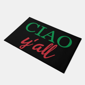 Tapete "Ciao Y'all" HillBilly Italiano Americano