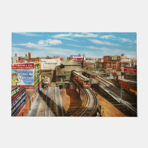 Tapete Cidade - Boston MA - Estação Dudley Street 1904
