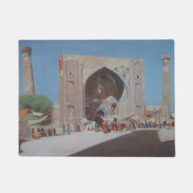 Tapete Cidade de Samarkand na Ásia Central (Frente)