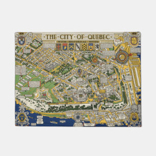 Tapete Cidade do mapa de Quebeque