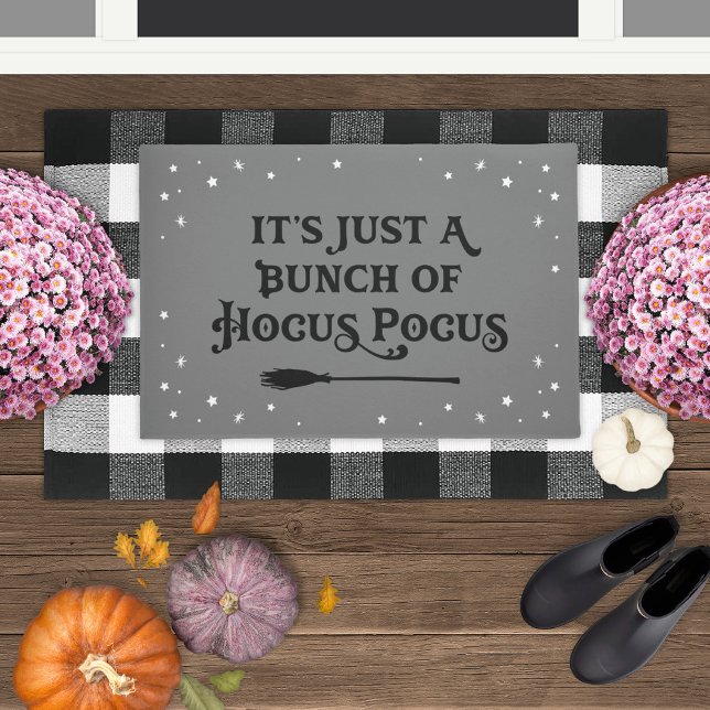 Tapete Cinza de Hocus Pocus e citação do Dia das Bruxas N (Criador carregado)