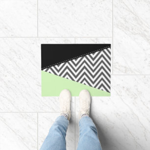 Tapete Cinza Zigzag, Cinza Chevron, Zigzag Patterno, Casa