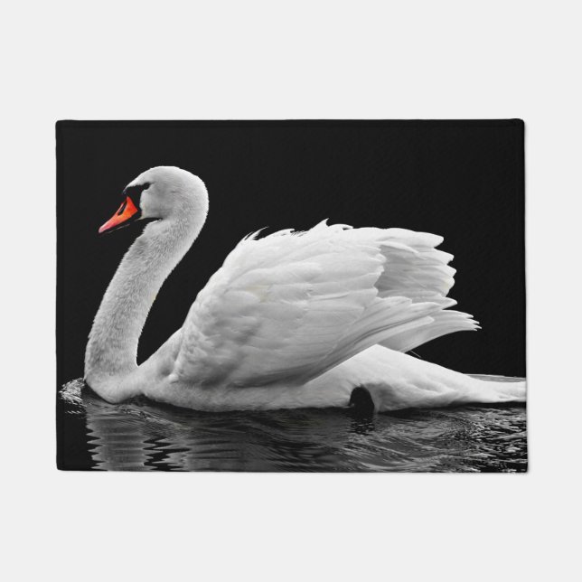 Tapete Cisne Branco no lago (Frente)