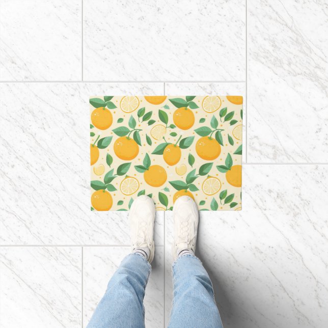 Tapete Citrus limon yellow tropical fruta (Interior)