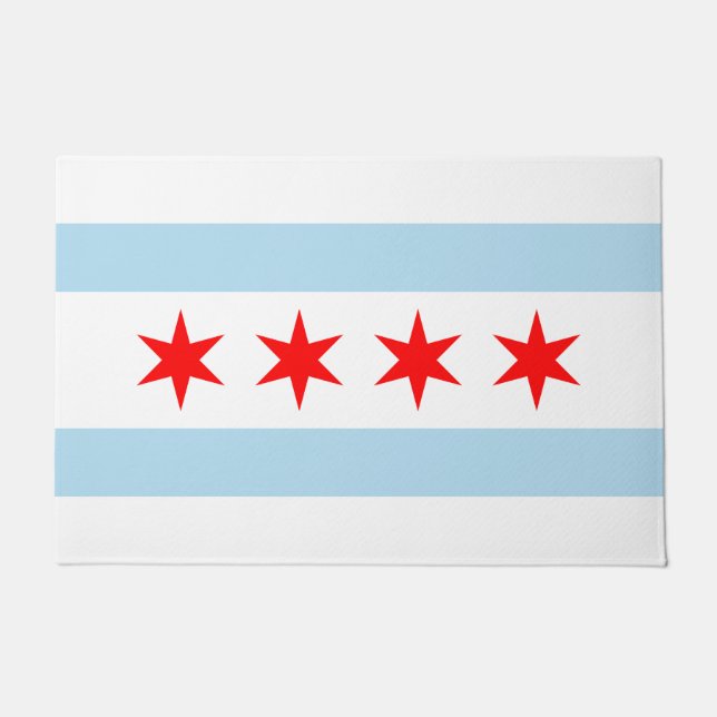 Tapete City Flag de Chicago (Illinois) (Frente)