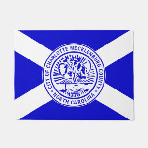 Tapete City Flag of Charlotte (Carolina do Norte)