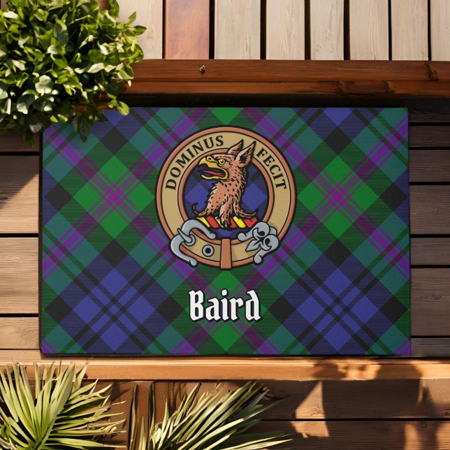 Tapete Clan Baird Crest sobre Tartan (Criador carregado)