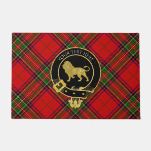 Tapete Clan Crest Lion Tartan Doormat