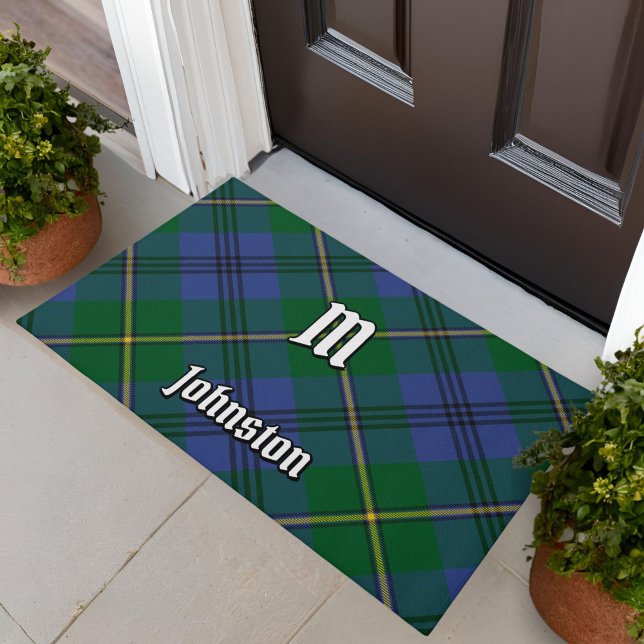 Tapete Clan Johnston Tartan Doormat (Criador carregado)