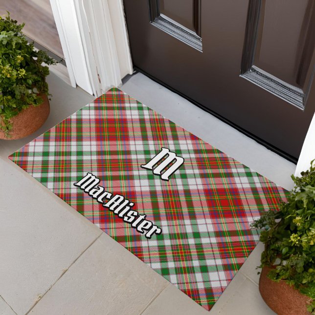 Tapete Clan MacAlister Vestir Tartan Doormat (Criador carregado)