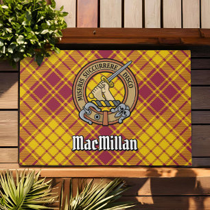 Tapete Clan MacMillan Crest over Dress Tartan
