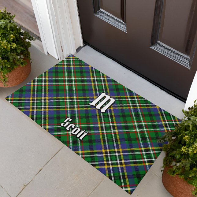 Tapete Clan Scott Green Tartan Doormat (Criador carregado)