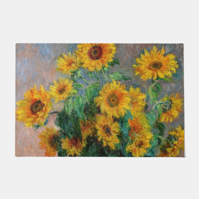 Tapete Claude Monet - Buquê de Sunflower (Frente)