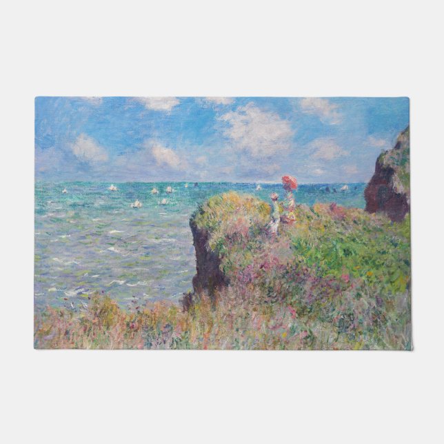 Tapete Claude Monet - Cliff Walk em Pourville (Frente)