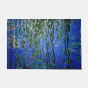 Tapete Claude Monet - Lírios d'água com salgueiro chorand