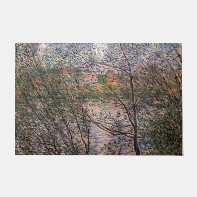 Tapete Claude Monet - Springtime através dos ramos (Frente)