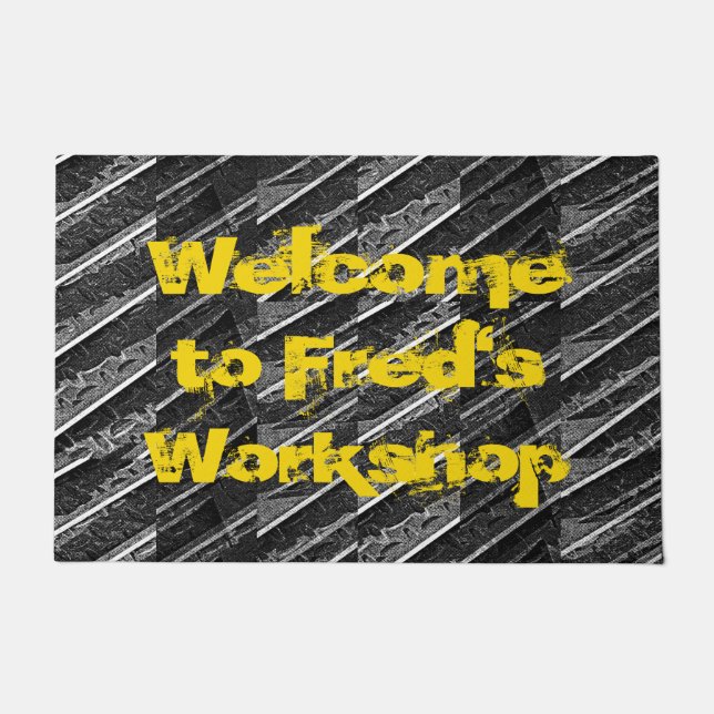 Tapete CLIENTE Industrial de Garagem de Workshop (Frente)