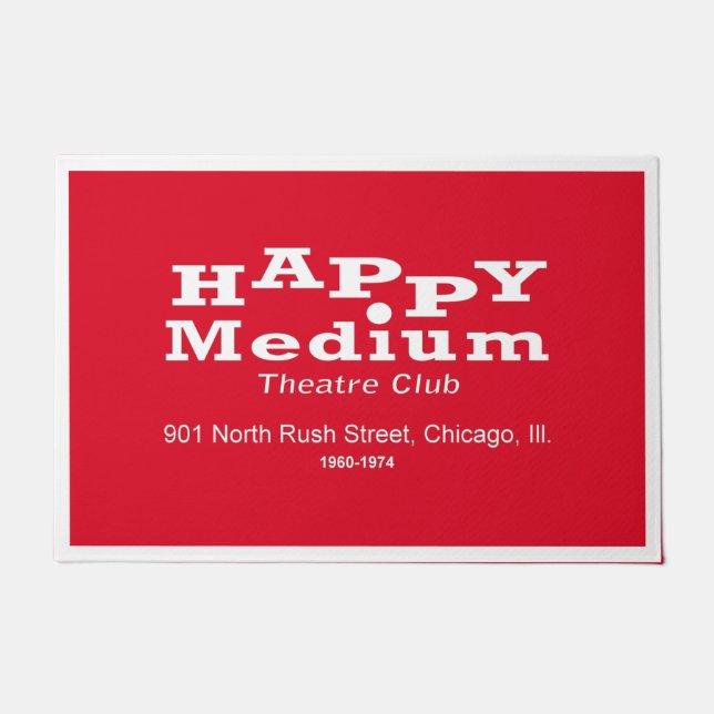 Tapete Clube de Teatro Happy Medium, Rua Rush, Chicago, I (Frente)