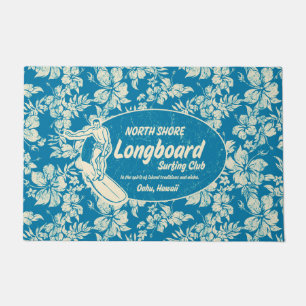 Tapete Clube que surfa o logotipo de Longboard e o Azure