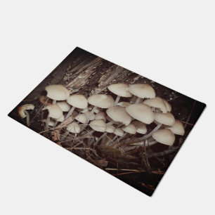 Tapete Cluster de Cogumelos Selvagem Brancos