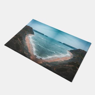 Tapete Coastal Cove Beach Landscape Rug