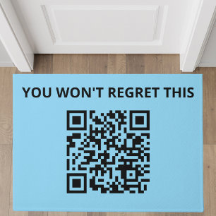 Tapete Código QR Personalizado Engraçado