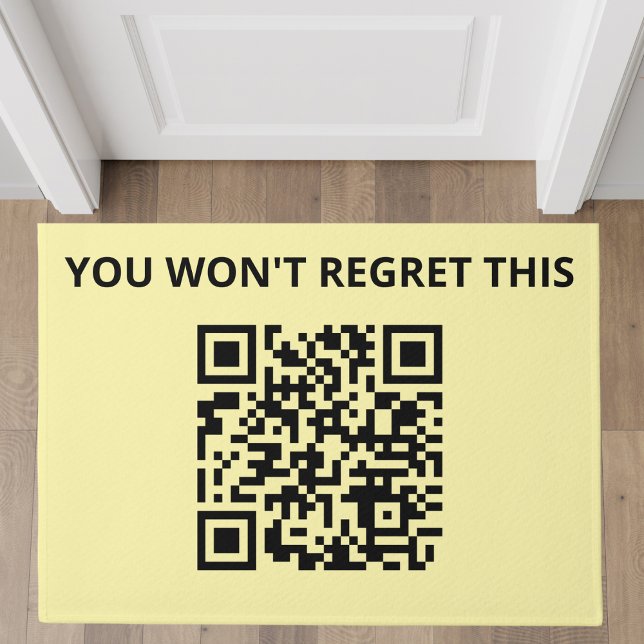 Tapete Código QR Personalizado Engraçado (Criador carregado)