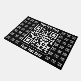 Tapete Código QR promocional (editável) mais padrão de lo