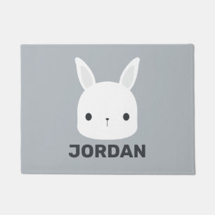 Tapete Coelho Bonito com Nome Personalizado